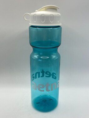 Aetna Branded Teal 24 oz Water Bottle - Garyline Tritan Flip Lid